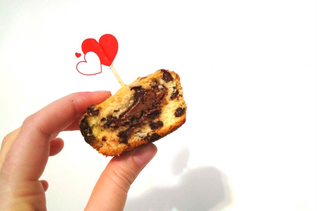 muffins au cœur Nutella